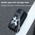 Quasar Bike Accessory Storage Box Portable Waterproof Bicycle Tool Box with Bottle Cage Mount for Mountain Road Bike Repair Lightweight Heavy Duty Cycling Tool Storage Container Bicycle Tool Container. 