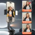 A101 Gimbal Stabilizer Tripod Auto Face Tracking AI Shooting Wireless Remote Selfie Stick Built-in Fill Light 360° Rotation Phone Holder for Vlogging YouTube TikTok Live Streaming Travel Photography Best Smartphone Gimbal Stabilizer Extendable. 