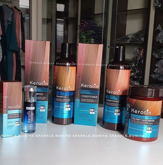 Keratin%20Nutrition%20Moisturizing%20&%20Smooth%20Straightening%20Keratin%20Shampoo%20Conditioner%20And%20Hair%20Mask%20Hair%20Serum%20pack%20of%204%20-%20Image%202