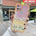 JIUMOO Case For Infinix Hot 10i Case Oil Painting Beautiful Starry Sky Thin Shockproof Square Edge Silicone Casing Full Lens Cover Camera Protect Cases Softcase. 