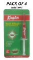 PACK OF 4 - KINGTOX Roach Killing Gel King Gel Injection 10 GRAMS Cockroach Killer Gel Pest Control Non Toxic - 10gm. 
