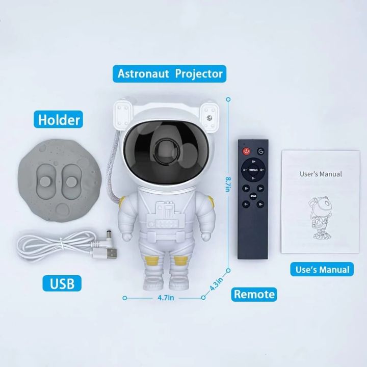 Astronaut%20Star%20Projector%20Galaxy%20Light%20with%20Timer%20and%20Remote%20Control,%20360%C2%B0%20Adjustable%20Starry%20Night%20Light%20Projector%20for%20Baby/Kids/Adults/Bedroom/Party/Home%20Decor/Game%20Room%20-%20Image%206