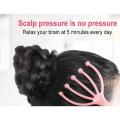 Head Massager Scalp Neck Comb Roller Five Finger Claws Steel Ball Hand Held Relax Octopus Head Massager. 