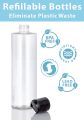 Empty Plastic Push Bottle 200ml / Empty Bottles for Hair Oil / Lotion Bottles Empty Push Bottles. 