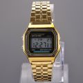 Digital Vintage Stainless Steel And Silicon Strap Wrist Watch For Men's/Boy's/Girl's | Waterproof. 