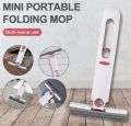 New Mini Mop Portable Small Mops Squeeze Mop Household Lazy Hand-free Absorbent Sponge Mop Simple Desktop Cleaning Tools for Car Desk Office. 