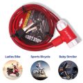 High Security Heavy Duty Steel Cable Lock Wire Lock Gate Lock for Motorcycle Bicycle Electric Bike & Home Gate.. 