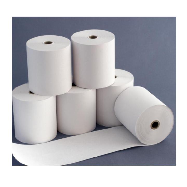 Pack of 6 - POS Thermal Printer Roll 79mm x 50meter - White