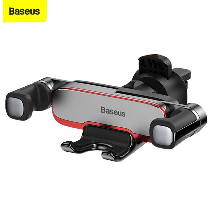 BASEUS Car Phone Holder, Universal Car Air-Vent Mobile Holder, 360-Degree Rotating Lateral Gravity Car Mount