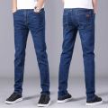 Blue Jeans Pants in Slim Fit Design for Boys  Men Casual and Formal Dressing  New Fashion. 