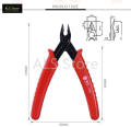 BESTOOL] Mini Diagonal Cutting Pliers Nippers Wire Cable Cutter Made of Manganese Steel with Rubber Handle - 120mm - BST-109. 