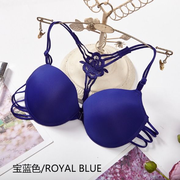 New sexy design bra Flower design for girls and woman debble padded bra (we may send any color )
