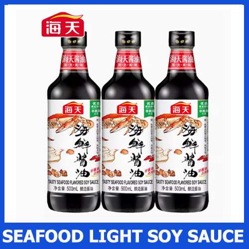Tasty seafood flavored soy sauce-500ml naturally brewed soy-sauce fermented light soy sauce
