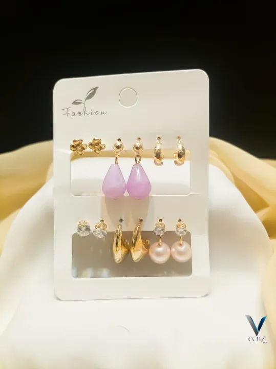 Womens%20Fancy%20Ear'rings%20&%20Hair%20Clips%20Card%20-%20Image%203