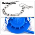 Rust-proof Stainless Steel Chain Toilet Flapper Universal Toilet Flapper Replacement with Water Saving Rubber Flush Valve Easy Diy Installation for Diy Toilet Flapper Installation. 