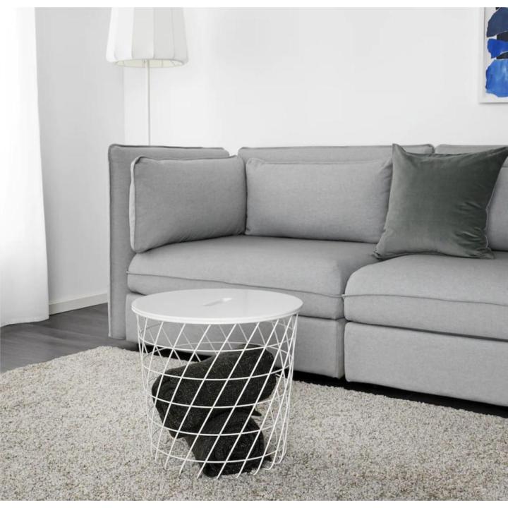 IKEA KVISTBRO Storage table, white44 cm |IKEA Imported Products