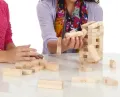 Hasbro Gaming Jenga Tower Wooden Blocks Game BIG 54 Pieces. 