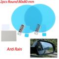 Hot 2pcs Car Rear view Mirror Protective Waterproof Film Anti-Fog HD Car Rearview Mirror Decal Rainproof Rain Clear Protective Film Car Membrane Sticker Film. 