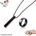 3 Pcs Set - Bar Attractive  Vertical Bar Necklace for Men Locket Chain for Men Boys Stick Bar Necklace  Premium Quality Chala Ring Square Stick. 