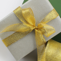 Glitter Ribbon 1 Inches Length 16 Meter Silver and Golden for Crafts, Gifts, Wrapping, Decorations & Arts. 