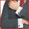 Fashion Cufflink Studs for Coats and Shirts in Box Pack 1 PAIR (DESIGN VARIATION POSSIBLE). 