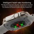 F8 Ultra Smart Watch, High Definition 49mm Screen, Largest and Brightest Display, Waterproof and Wireless Fast Chraging, Advanced Health Features, Sports Watch, Bluetooth.. 