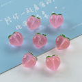 Kawaii Peach Slime Charms Kit Cute DIY Filler Resin Decor Add Ins For Clear Fluffy Cloud Slime Hair Accessories 1/5/10pcs. 