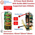 35W 2S Power Bank Module QC 3.0 Supported Built-In Bms Function Charging Module With Connected Wire & Heat Sensor Supported Super Fast Charging & SuperVooC Charging. 