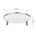 Food Steamer Basket with Removable Stand Versatile Stainless Steel Steamer Rack for Cooking Vegetables Dumplings Fish Stackable V-shaped Stand Kitchen Tool for Cuisine. 
