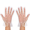 100pcs Disposable Gloves For Food, Individually Wrapped Plastic Transparent Gloves, Film Thickened PE Gloves. 