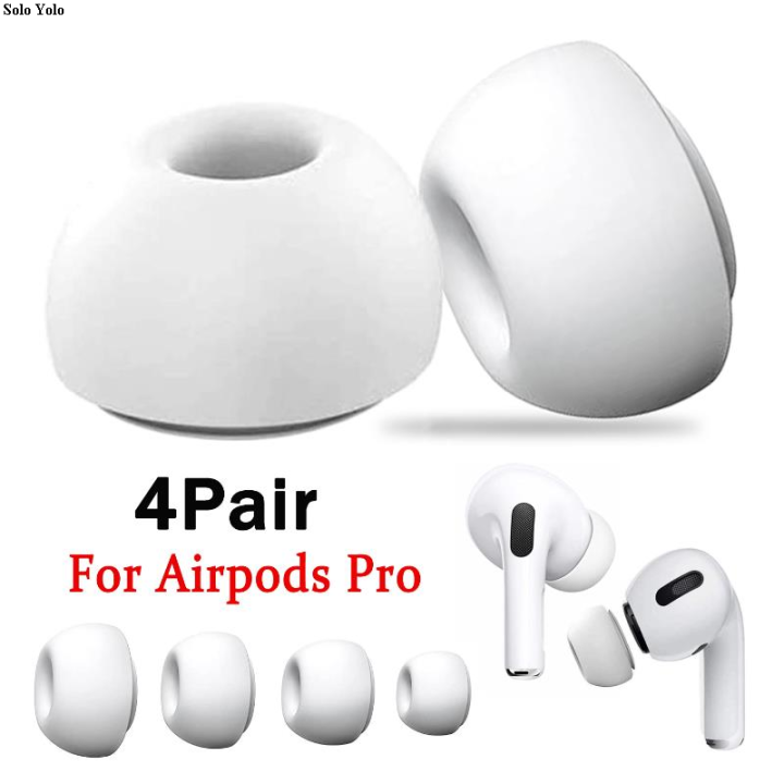 【Solo Yolo】Silicone Rubber Eartips Earbuds Replacement Ear Tips for AirPods Pro 1/2 Ear Plug Caps Cover Bluetooth Earphone Accessories