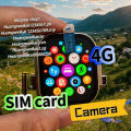 2025 Global 4G Android Smart Watch - 49mm AMOLED Screen, 4 Core CPU, Video Calls, LTE, GPS, SIM, Camera, for Men and Women. 