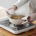 Microwave Oven Gloves Mitts Anti-slip Cooking Pots For Baking Fingerless Mittens BBQ Anti-scalding Pot Gloves Kitchen Oven Mitts. 