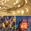 LED String Lights Warm White Fairy Lights 10M Christmas Party Room Decor 8 Modes 31V Low Voltage. 