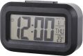 Table Clocks with Temperature Calendar Week Display Electronic LED Backlit Clock Mini Music Digital Alarm Clock DOL-2108. (Black Colour).. 