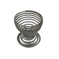 Egg Cups, Durable Stainless Steel Spring Wire Egg Tray Multi-use Breakfast Tableware. 