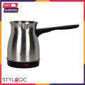 European Style Electric Turkish Coffee Electric Pot Rice cooking Stainless Steel Heating Plate Italian Hot Mocha Milk jug. 
