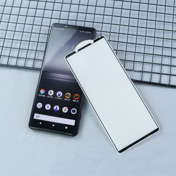 2Pcs Glass For Sony Xperia 1 5 10 Mark II III IV V VI Tempered Glass For Sony Pro I Plus Lite Full Adhesive Screen Protector