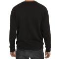 Black Plain Cotton Fleece Full Sleeves Sweat Shirts & Hoodies For Men. 