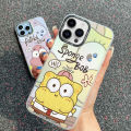 FINDWORLD for Redmi Note 8 Pro Back Cover Cute SpongeBob Fashion IMD High Quality Laser Glitzy Phone Case Colorful Soft Edge Shockproof Hard Cover. 