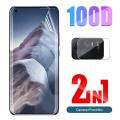 For Xiaomi Mi 11 Ultra 2in1 Screen Protector Hydrogel Soft Film Camera Film For For Mi11 Ultra Mi 11Ultra Mi11Ultra Full Coverage Protective Film Not Glass. 