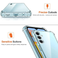 Samsung A24 Transparent Bumper Back Cover. 