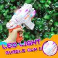 Automatic Water Bubble Machine with Lights and Music for Kids. 