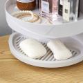 Rotatable Corner Cabinet For Holding Bathroom, Cosmetics & Makeup Products / Bathroom Cabinet  Water Proof / Bathroom Cabinet For Holding Accessories - Zain Appliances. 