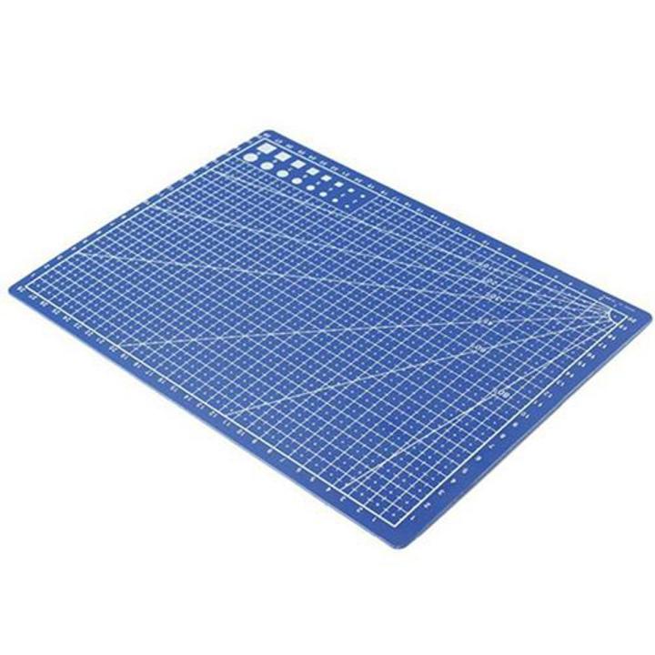 Useful A4 Cutting Mat Printed Grid Lines Scale Plate Knife Leather Paper Board