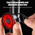 【Footprint】 {Ready Stock}LED MTB Bike Tail Light Rear Safety Warning Lamp 2 CR2032 Battery Included. 