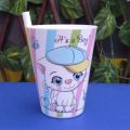 Sippy Cups 350 ml | Glass with pipe | Straw Glass| Cartoon Cups for boys and girls Straw Cup Water Glass Juice Cup With Straw For Kids Random Design. 