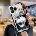 Phone Case For OPPO Reno 11 11F 2F 2Z 5 6 5Z 6Z 7Z 8Z 8 8T 10 Pro Plus Realme 8i A95 F21 PRO Back Cover Jujutsu Kaisen Gojo Satoru Itadori Yuji Ryomen Sukuna Trend Brand Japan Anime Clear Transparent Cartoon TPU Shockproof Casing. 