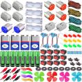 STEM Electric Science Project Kit for Kids – 50+ Components DIY Electronic Set with DC Motors, LEDs, Batteries, Switches & Wires for School Projects. 