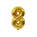 NUMBER FOIL BALLOON IN GOLDEN COLOR ( 16 INCH ). 